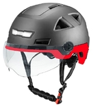 Helm Vito E-Light Speed Pedelec Snorfiets 55-58CM Zwart/Rood