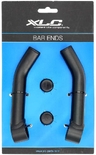 XLC Bar ends  gebogen 140mm alm zwart stel