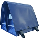 Clarijs fietstas dubbel XL PVC 46L met uitsparing