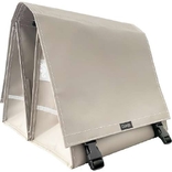 Clarijs fietstas dubbel XL PVC 46L met uitsparing