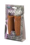 Velo handvat leer 127/127mm, bruin (paar)