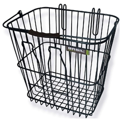 Basil Mand bas afn achter flessen zwart