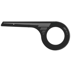 KETTINGSCHERM AXA GSR 2B 24" ZWART WOERD L46/H19,5 REVOLVER