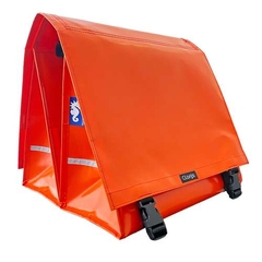 Clarijs fietstas dubbel XL PVC 46L met uitsparing