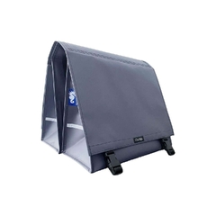 Clarijs fietstas dubbel XL PVC 46L met uitsparing