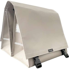Clarijs fietstas dubbel XL PVC 46L met uitsparing