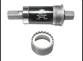 Sunrace trapas 68/122mm stalen cups
