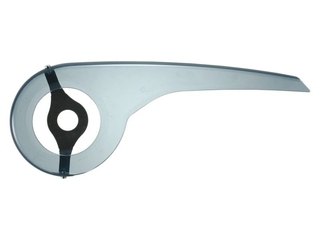 Kettingscherm Hesling Prisma 38t transparant/zwart