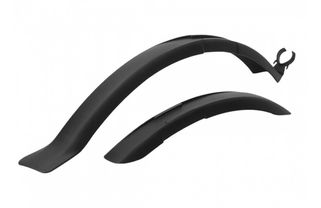 Spatbordset Polisport 26/27.5" - Nevada - Zwart