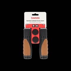 Simson handvatset Lifestyle middenbruin/zwart