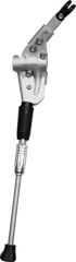Fietsstandaard achterbrugmontage Ergotec universeel 24 t/m 28" - zilver
