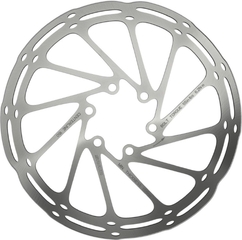 SRAM remschijf Centerline 6-gaats, RVS, met bevestigingsbouten, afgerond, &Oslash;