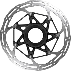 SRAM remschijf Centerline X Center Lock, RVS, zwarte aluminium spider, zonder Lock
