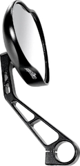Ergotec Spiegel Groot M-99 Kort Aluminium zwart