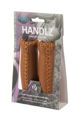 Velo handvat leer 127/127mm, bruin (paar)