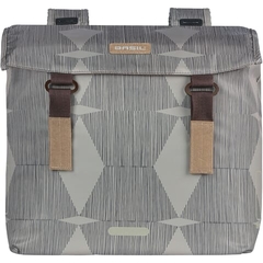 Basil fietstas dubbel Elegance chateau taupe 40-49L