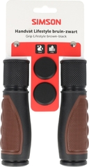 Simson handvatset Lifestyle donkerbruin/zwart