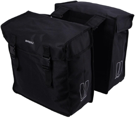 TAS BASIL DUBBEL MARA XXL ZWART 46LITER