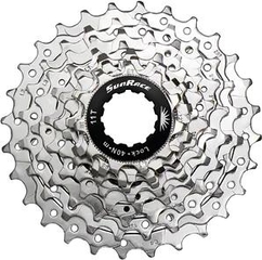 Cassette Sunrace 9v 11-28 in doos chroom hg imitatie