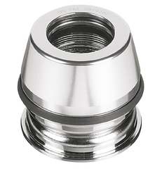 Balhoofdset Ergotec A118SGK 1 1/8" semi-ge&iuml;ntegreerd met draad - zilver