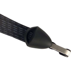 Snelbinder Bibia met haak zwart/blauw/grijs